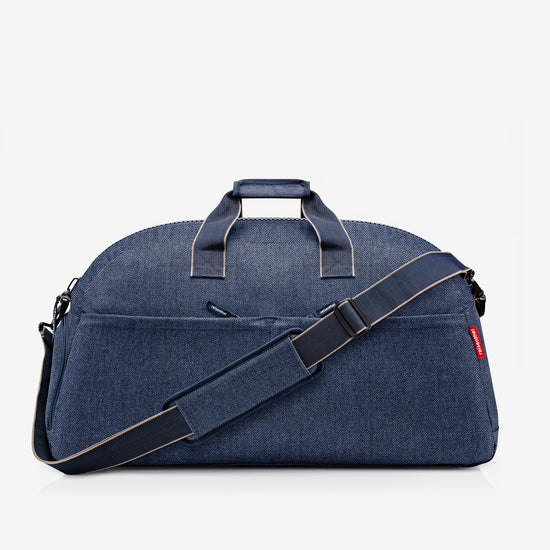 Reisenthel overnighter plus herringbone dark blue (Reisetasche,dunkelblau)