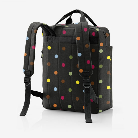 Reisenthel Allday Backpack M Dots (Rucksack,schwarz)