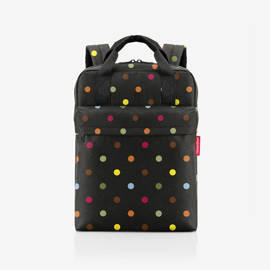 Reisenthel allday backpack M dots (Rucksack,schwarz)