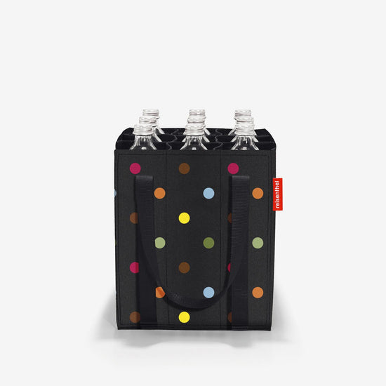 Reisenthel bottlebag dots (Flaschentasche,schwarz)