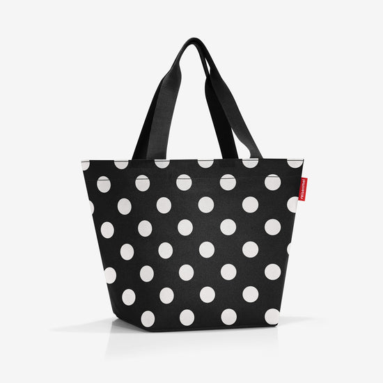 Reisenthel Shopper M Dots White (Handtasche,schwarz)