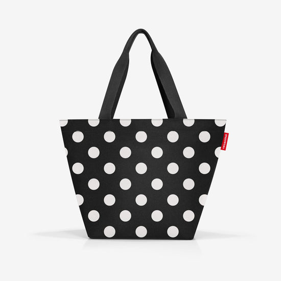 Reisenthel shopper M dots white (Handtasche,schwarz)