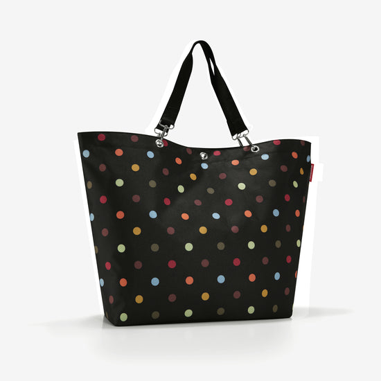 Reisenthel Shopper XL Dots (Strandtasche,schwarz)