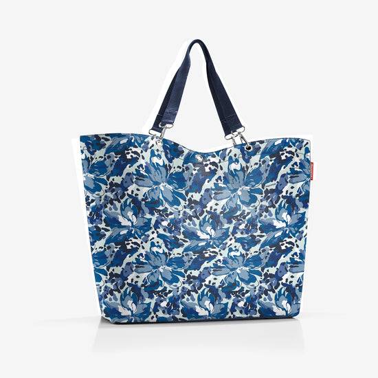 Reisenthel Shopper XL Flora Blue (Strandtasche,blau)