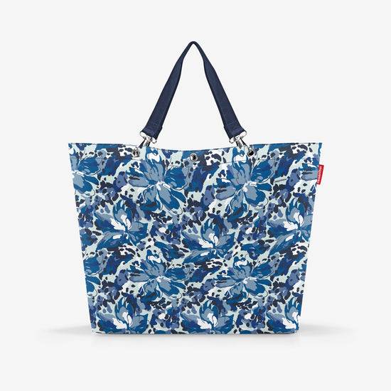 Reisenthel shopper XL flora blue (Strandtasche,blau)