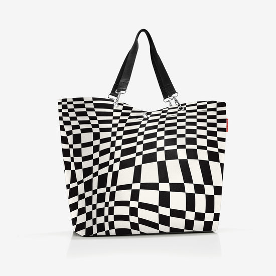 Reisenthel Shopper XL Op-art (Strandtasche,schwarz)