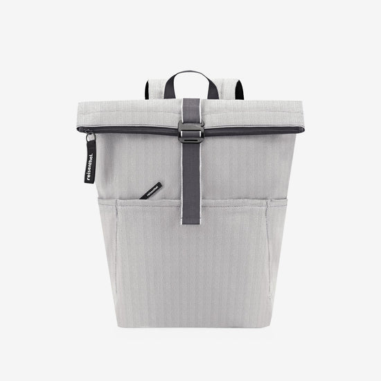 Reisenthel Rolltop Backpack Herringbone Grey (Rucksack,grau)