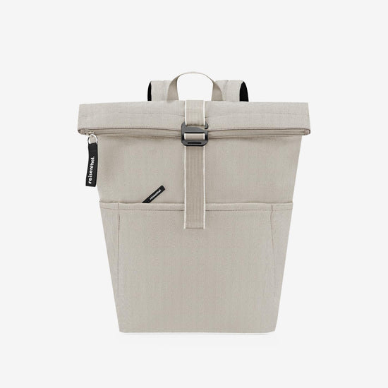 Reisenthel rolltop backpack herringbone sand (Rucksack,hellbraun)