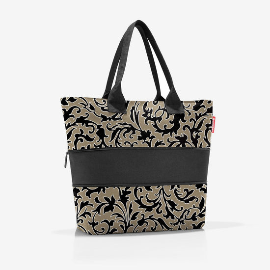 Reisenthel Shopper E1 Baroque Marble (Damentasche,schwarz)