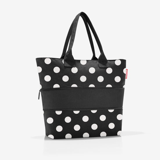 Reisenthel Shopper E1 Dots White (Damentasche,schwarz)