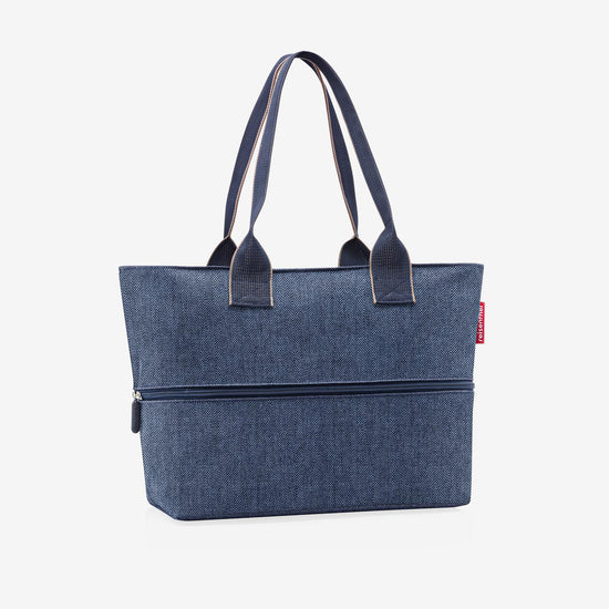 Reisenthel shopper e1 herringbone dark blue (Damentasche,dunkelblau)
