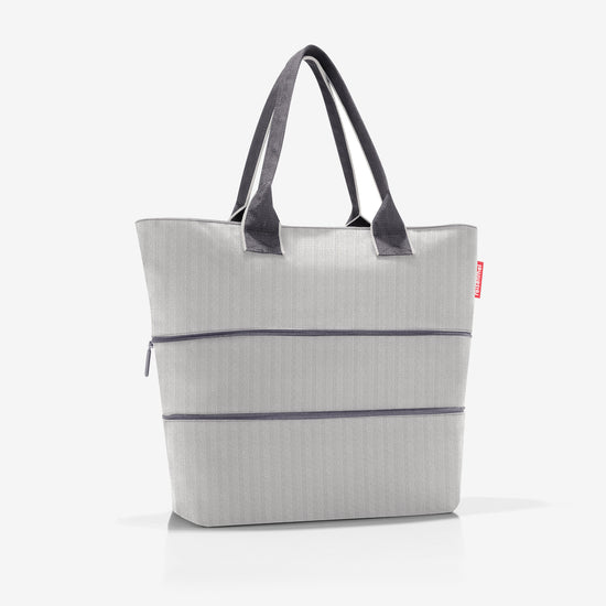 Reisenthel Shopper E1 Herringbone Grey (Damentasche,grau)