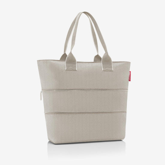 Reisenthel Shopper E1 Herringbone Sand (Damentasche,hellbraun)