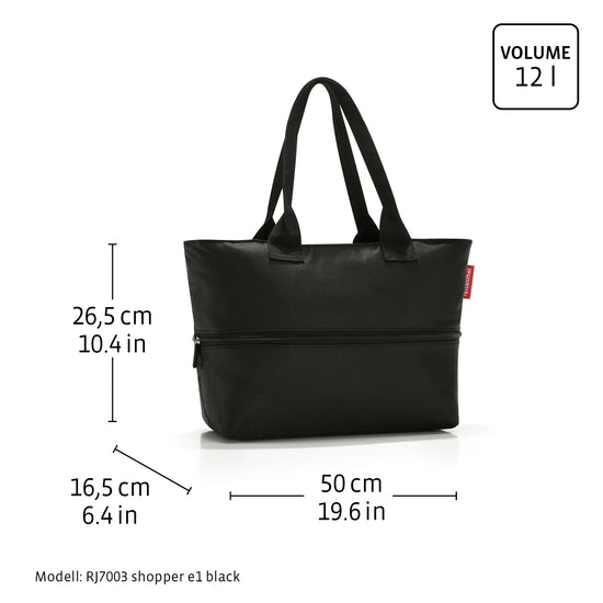 Reisenthel Shopper E1 Twist Silver (Damentasche,grau)