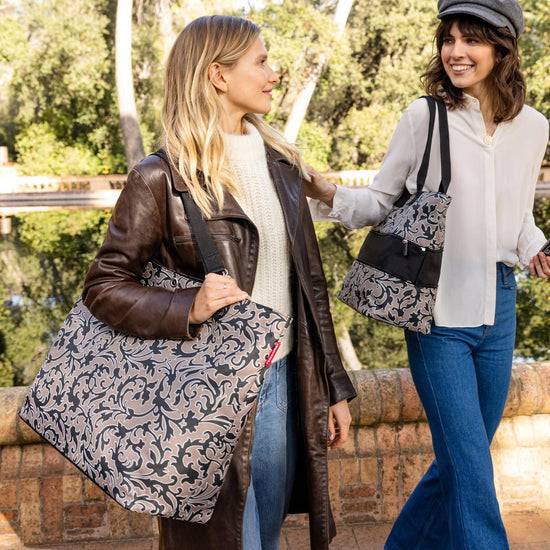 Reisenthel Shopper XL Baroque Marble (Strandtasche,schwarz)