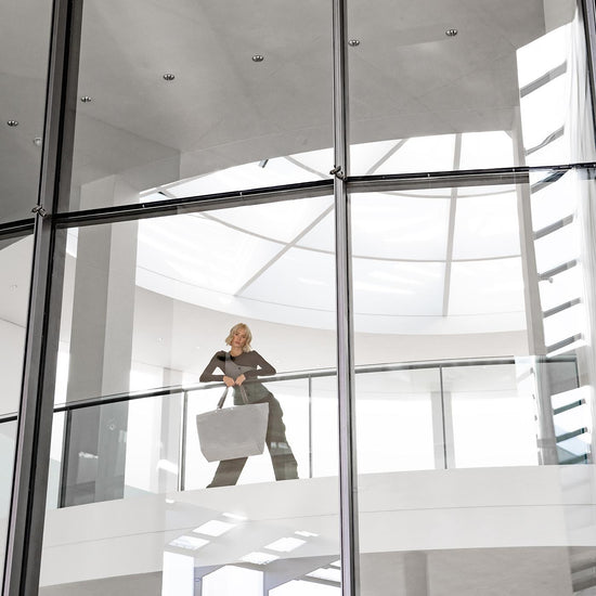 Reisenthel Shopper XL Herringbone Grey (Strandtasche,grau)