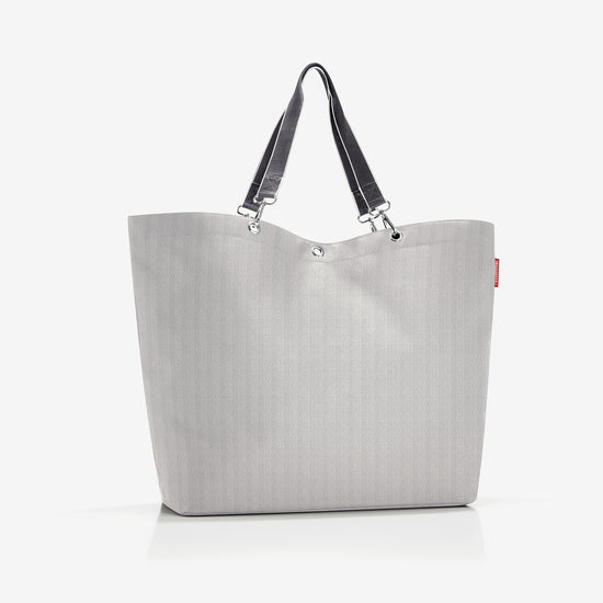 Reisenthel Shopper XL Herringbone Grey (Strandtasche,grau)