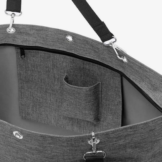 Reisenthel Shopper XL Twist Silver (Strandtasche,grau)