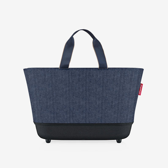 Reisenthel Shoppingbasket Herringbone Dark Blue (Einkaufskorb,dunkelblau)