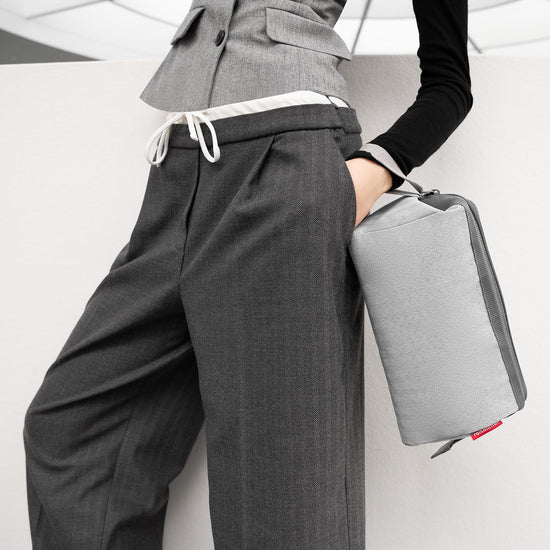 Reisenthel Travelcosmetic Herringbone Grey (Kulturbeutel,grau)