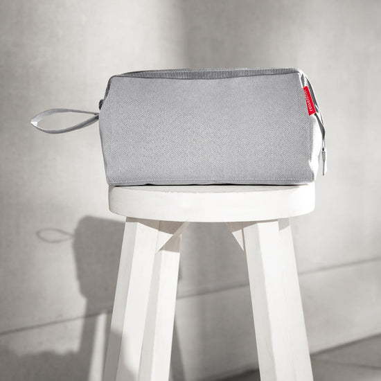 Reisenthel Travelcosmetic Herringbone Grey (Kulturbeutel,grau)