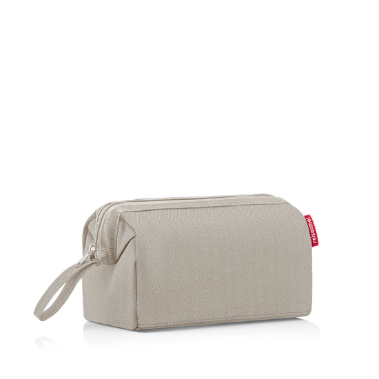 Reisenthel Travelcosmetic Herringbone Sand (Kulturbeutel,hellbraun)