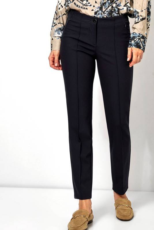TONI Fashion Style »Alessa« Dark Blue Businesshose Aus Techno-Stretch