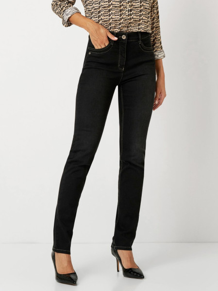 TONI Fashion Style »be Loved« Black Slim-Fit Jeans Mit Hohem Bund