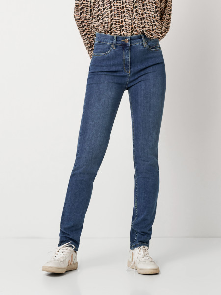 TONI Fashion Style »be Loved« Blue Used Slim-Fit Jeans Mit Hohem Bund