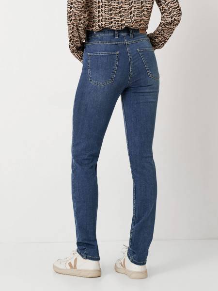 TONI Fashion Style »be Loved« Blue Used Slim-Fit Jeans Mit Hohem Bund