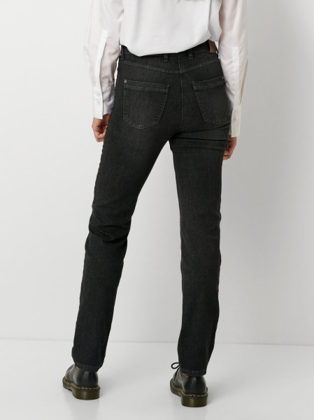 TONI Fashion Style »be Loved« Dark Grey Slim-Fit Jeans Mit Hohem Bund