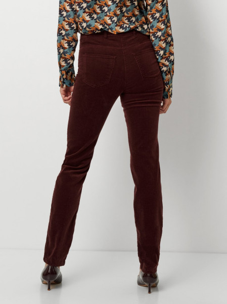 TONI Fashion Style »be Loved« Dark Red Cordhose Mit Hohem Bund