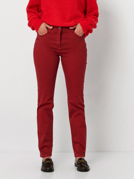 TONI Fashion Style »be Loved« Red Slim-Fit Jeans Mit Hohem Bund