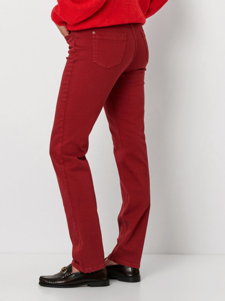 TONI Fashion Style »be Loved« Red Slim-Fit Jeans Mit Hohem Bund