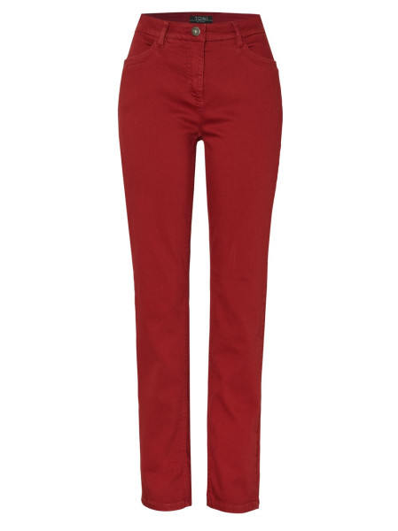 TONI Fashion Style »be Loved« Red Slim-Fit Jeans Mit Hohem Bund