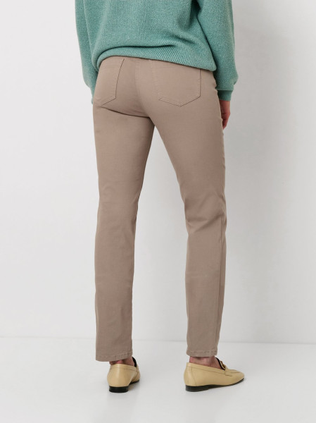 TONI Fashion Style »be Loved« Taupe Slim-Fit Mit Hohem Bund