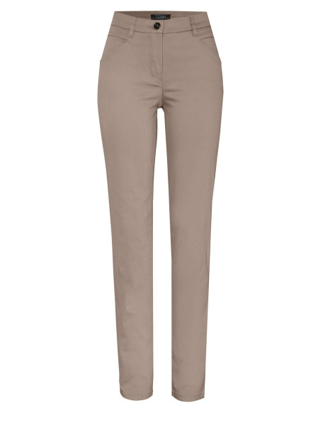 TONI Fashion Style »be Loved« Taupe Slim-Fit Mit Hohem Bund