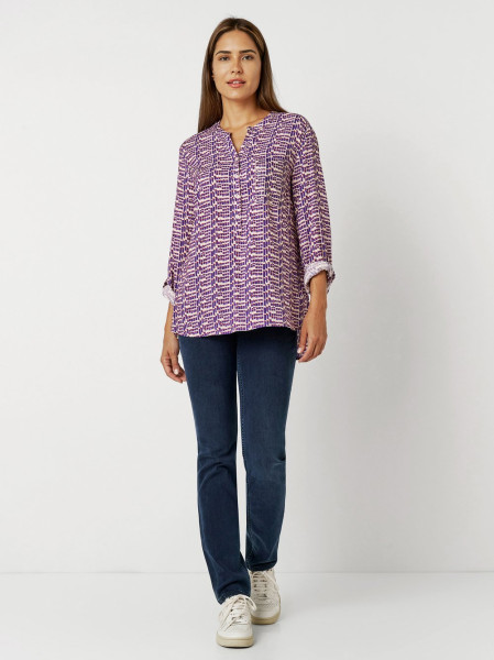 TONI Fashion Style »Bella« Multicolour Purple Gemusterte Schlupfbluse