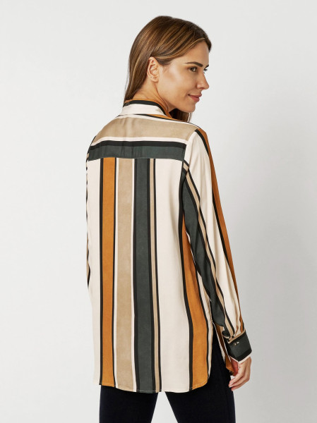 TONI Fashion Style »Coco« Multicolour Camel Zarte Streifenbluse