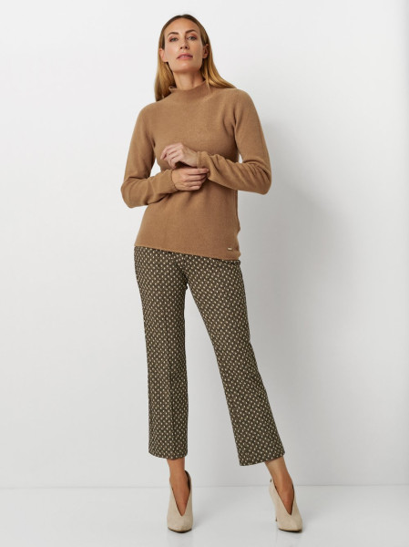 TONI Fashion Style »Helene« Brown Feinstrick-Pulli Mit Turtleneck