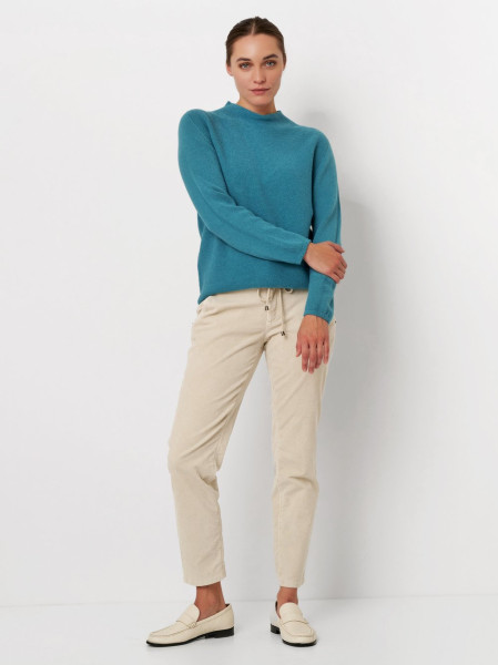 TONI Fashion Style »Helene« Petrol Feinstrick-Pulli Mit Turtleneck