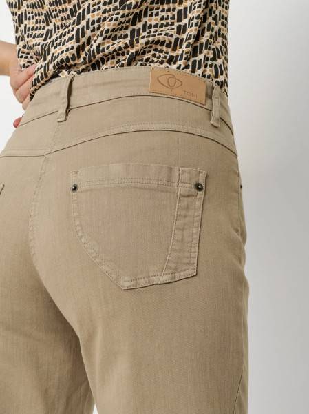 TONI Fashion Style »Honey« Taupe Entspannte, Gefärbte Jeans