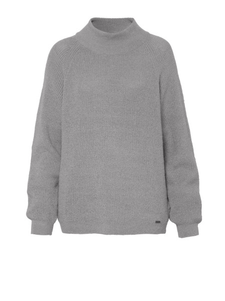 TONI Fashion Style »Insa« Grey Strickpulli Mit Stehkragen