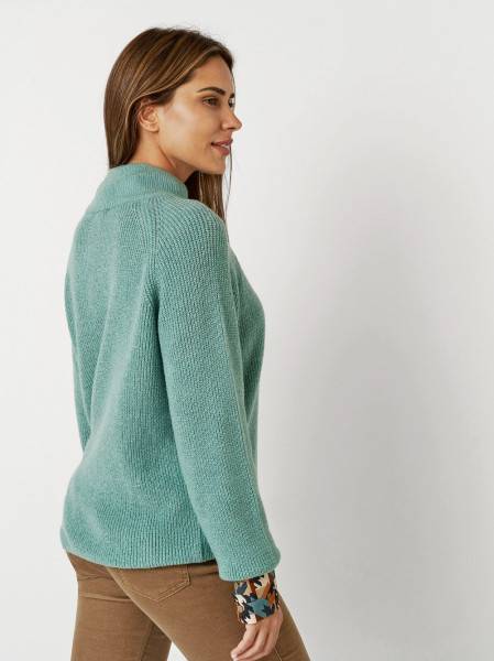 TONI Fashion Style »Insa« Mint Strickpulli Mit Stehkragen