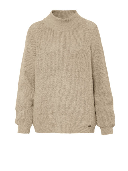 TONI Fashion Style »Insa« Sand Strickpulli Mit Stehkragen