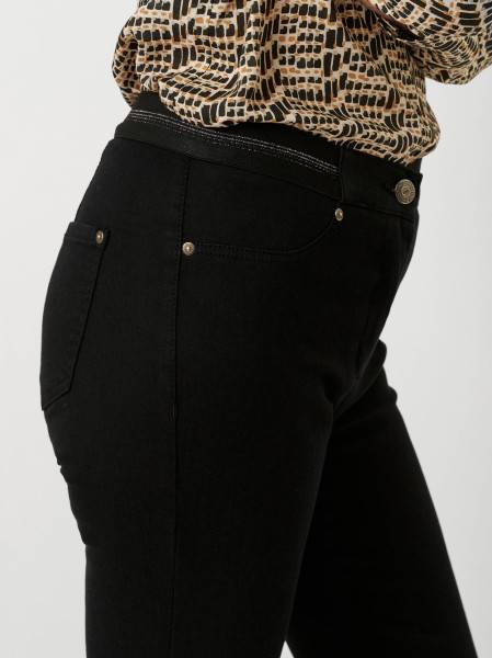 TONI Fashion Style »Jenny« Black Slim-Fit Mit Gummizug