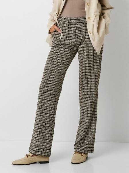 TONI Fashion Style »Jenny« Grey/sand Wide Leg Mit Hahnentritt