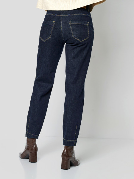 TONI Fashion Style »Liv« Dark Blue Karottenjeans Mit Details