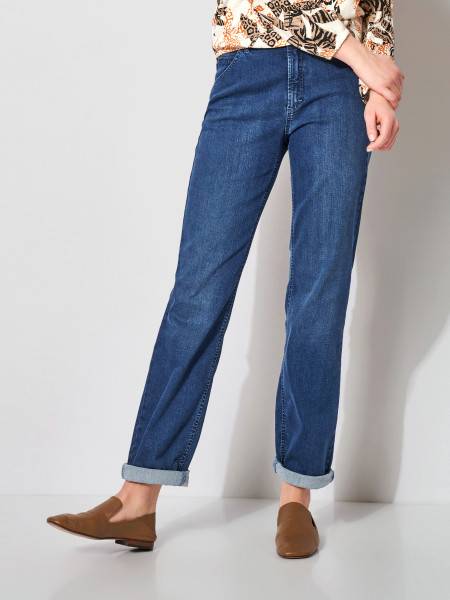 TONI Fashion Style »Liv« Mid Blue Used Regular-Fit Jeans