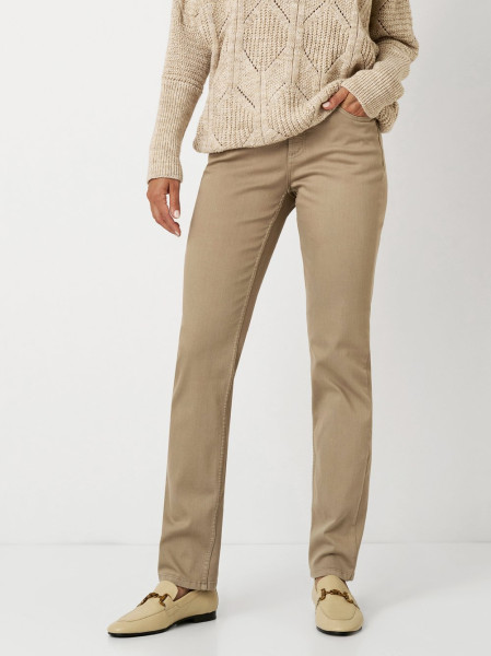 TONI Fashion Style »Liv« Taupe Gefärbte Regular-Fit Jeans